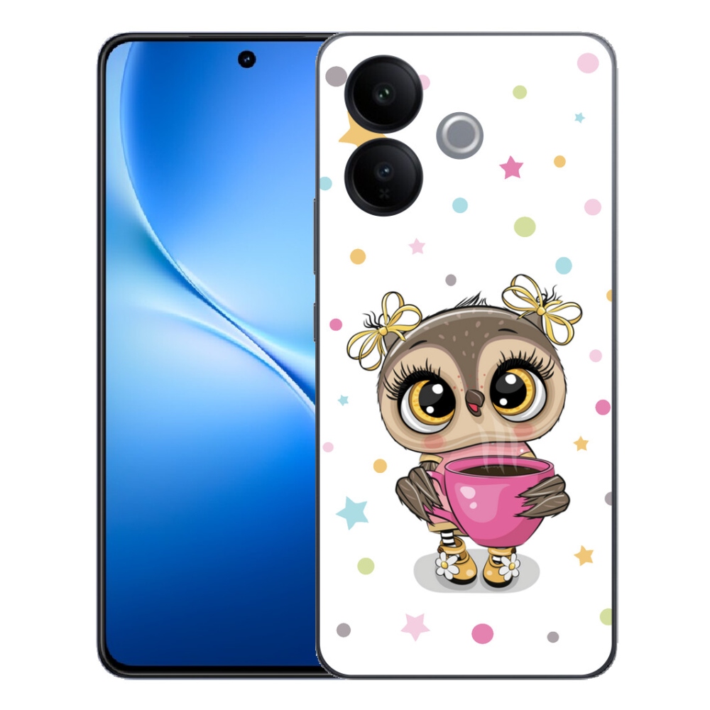 Gélový kryt mmCase na Vivo V70 Lite 5G - kreslená sovička