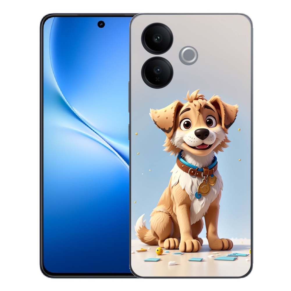 Gélový kryt mmCase na Vivo V70 Lite 5G - kreslené šteňa