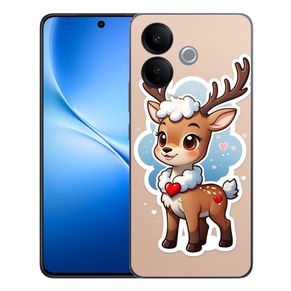 Gélový kryt mmCase na Vivo V70 Lite 5G - kreslený sob