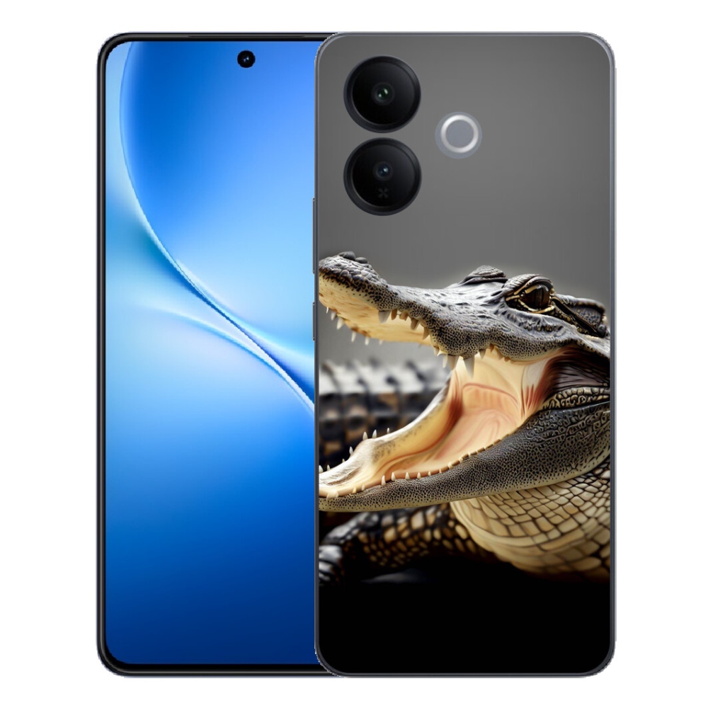 Gélový kryt mmCase na Vivo V70 Lite 5G - krokodíl