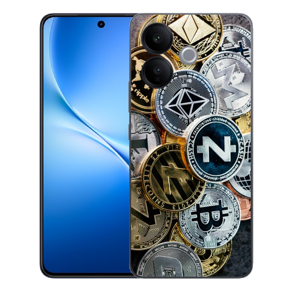 Gélový kryt mmCase na Vivo V70 Lite 5G - kryptomeny