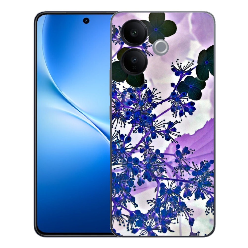Gélový kryt mmCase na Vivo V70 Lite 5G - kvet hortenzie