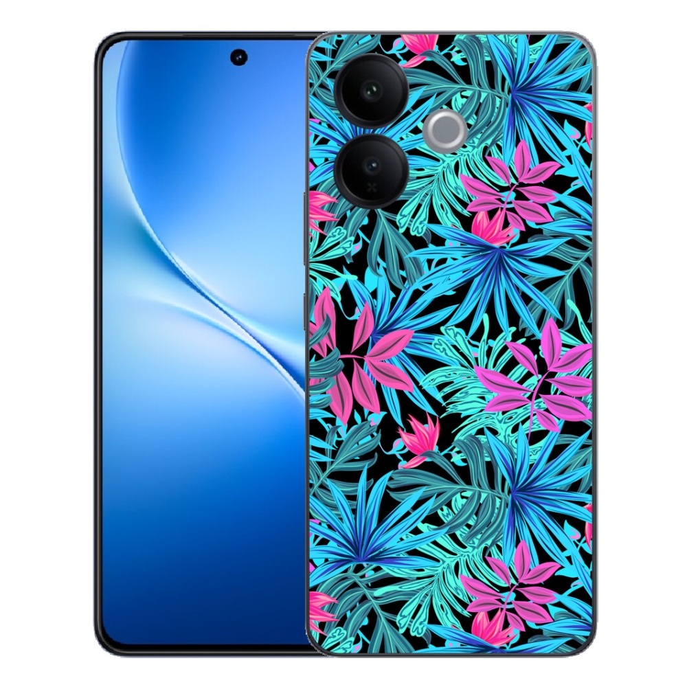 Gélový kryt mmCase na Vivo V70 Lite 5G - kvety 3