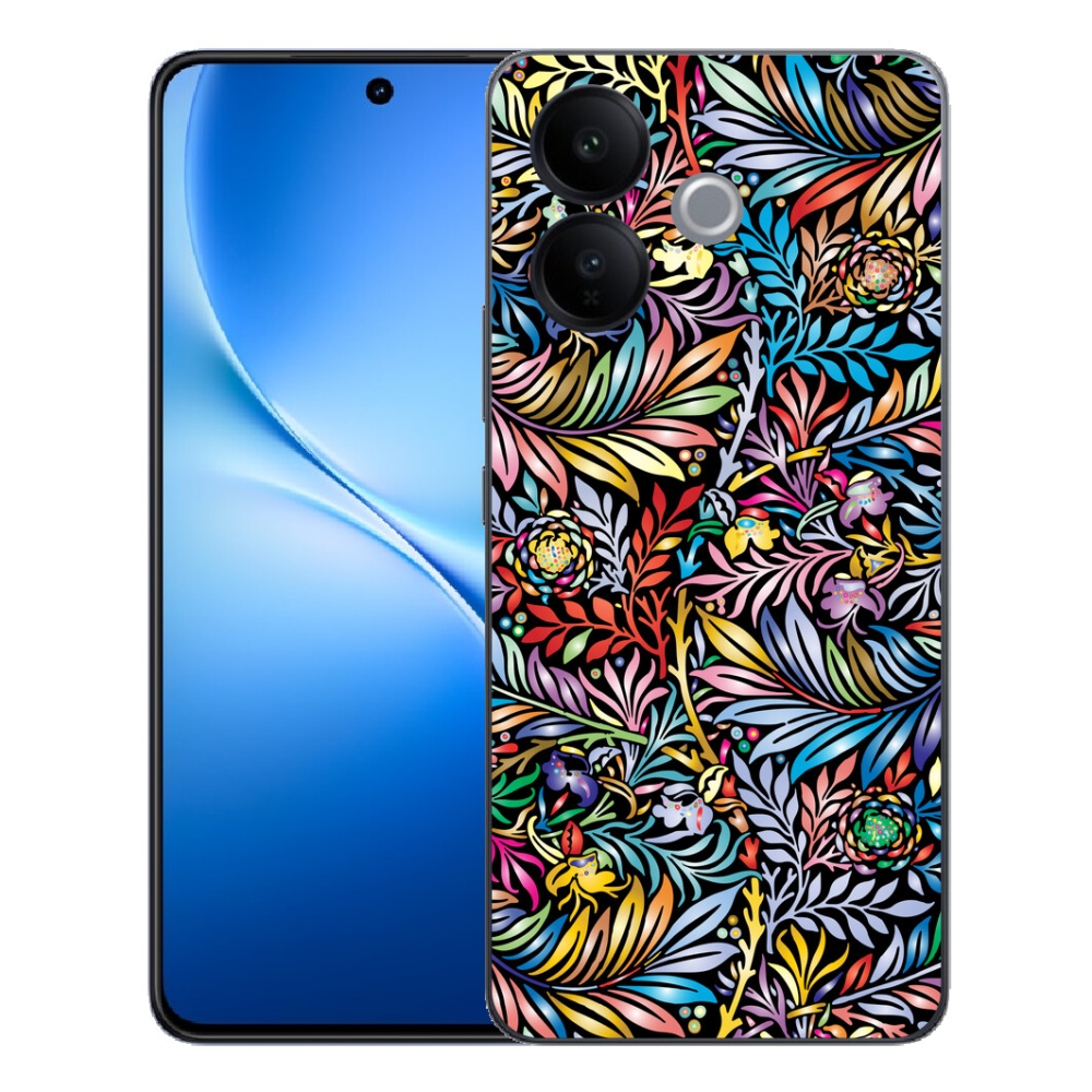 Gélový kryt mmCase na Vivo V70 Lite 5G - kvety 5