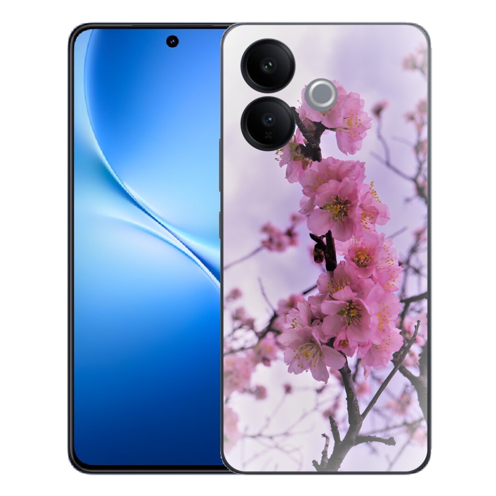 Gélový kryt mmCase na Vivo V70 Lite 5G - kvety 7