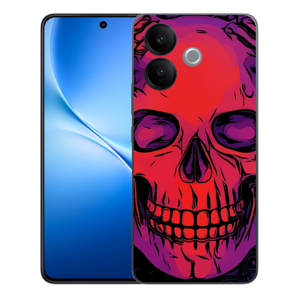 Gélový kryt mm Case na Vivo V70 Lite 5G - lebka
