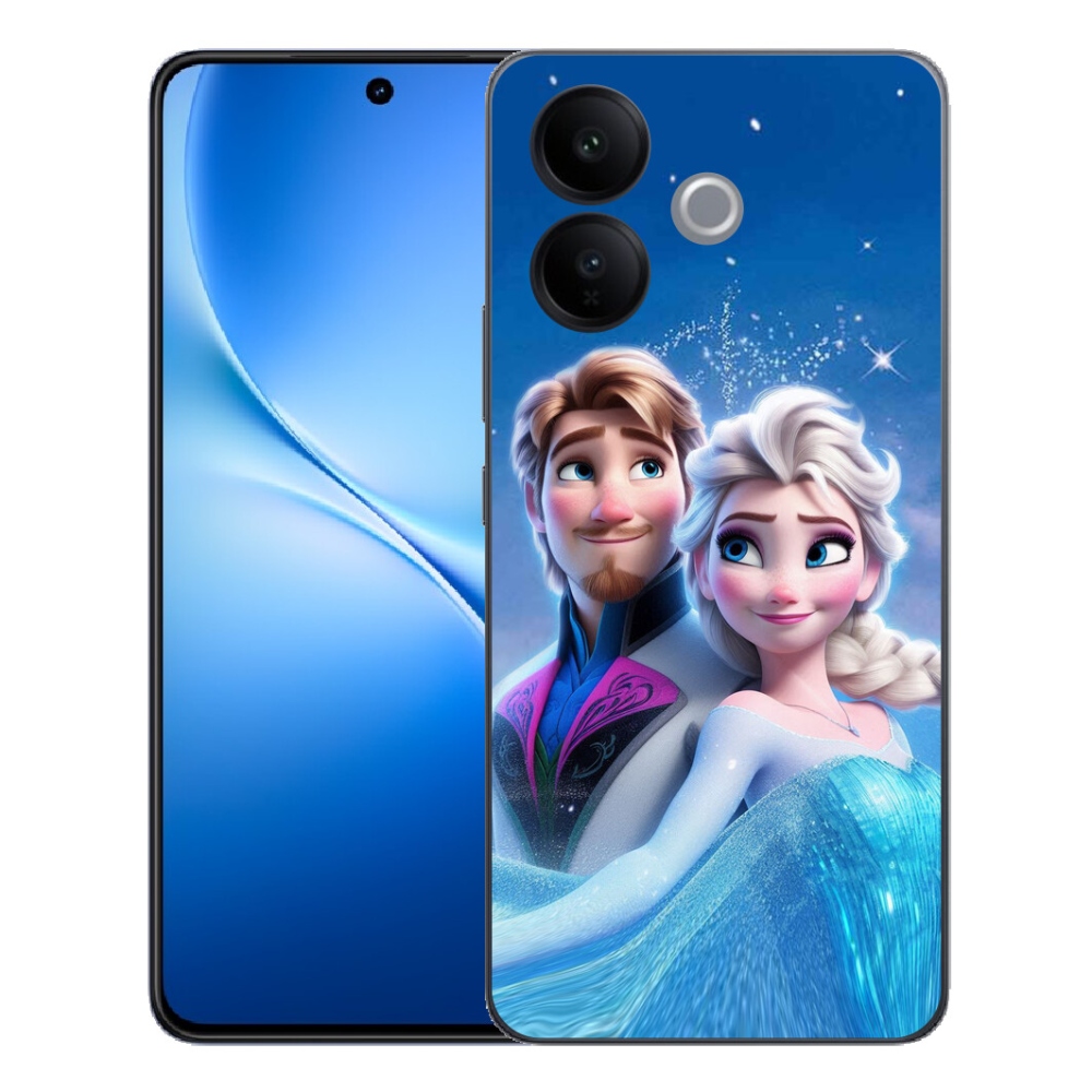 Gélový kryt mmCase na Vivo V70 Lite 5G - ľadové kráľovstvo 1