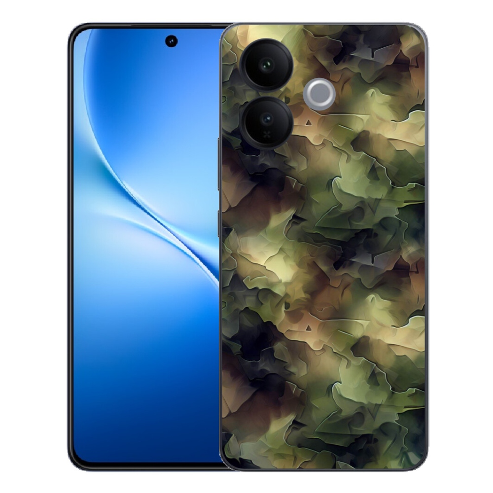 Gélový kryt mmCase na Vivo V70 Lite 5G - maskáčový vzor 10