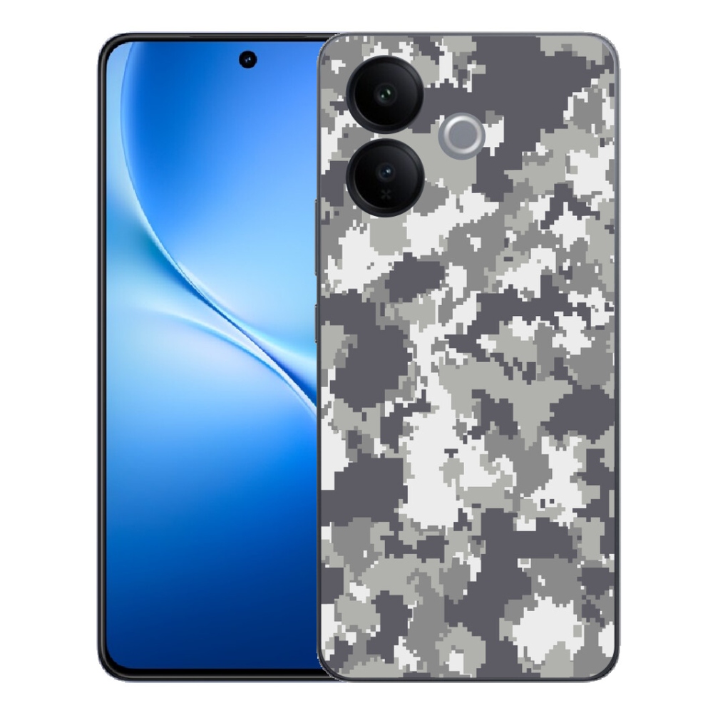Gélový kryt mm Case na Vivo V70 Lite 5G - maskáčový vzor 2