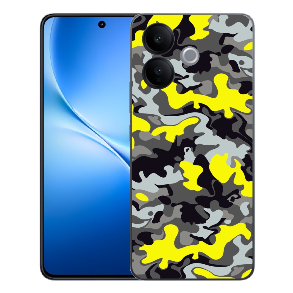 Gélový kryt mmCase na Vivo V70 Lite 5G - maskáčový vzor 6