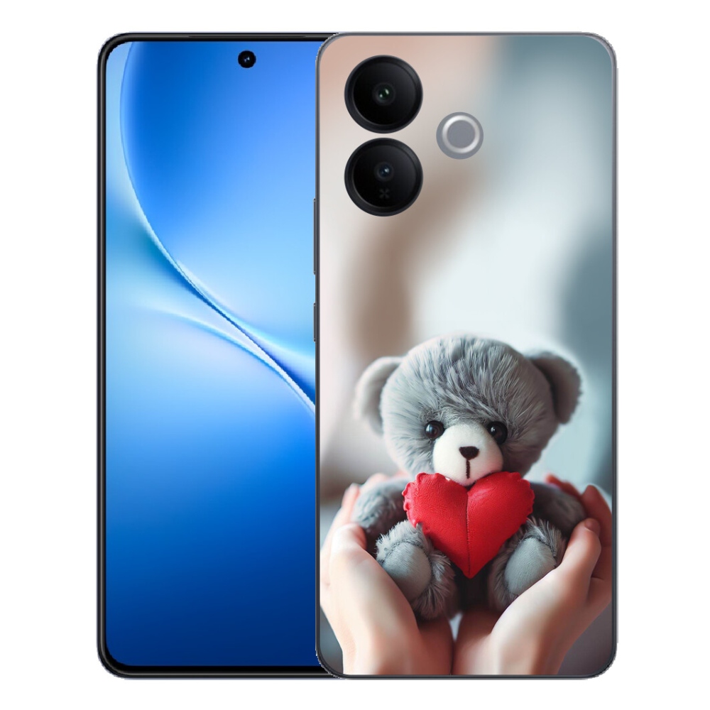 Gélový kryt mmCase na Vivo V70 Lite 5G - medvedík pre zamilovaných