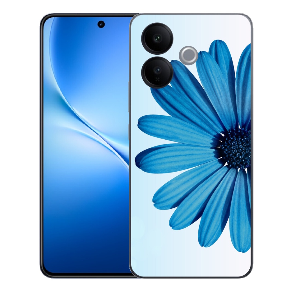 Gélový kryt mmCase na Vivo V70 Lite 5G - modrá margaréta