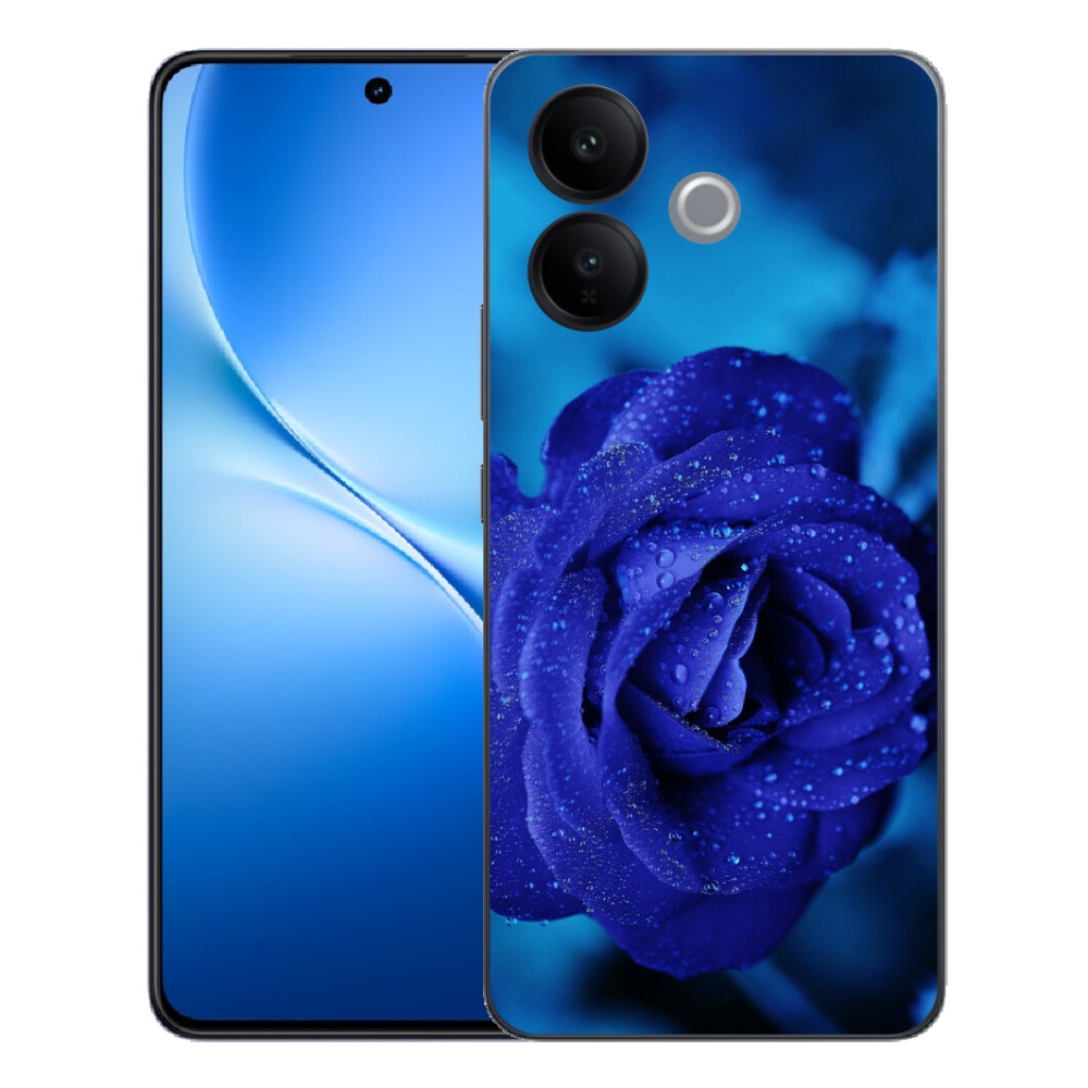 Gélový kryt mmCase na Vivo V70 Lite 5G - modrá ruža