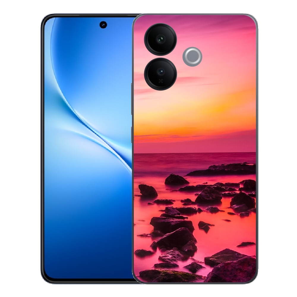 Gélový kryt mmCase na Vivo V70 Lite 5G - more a žiara