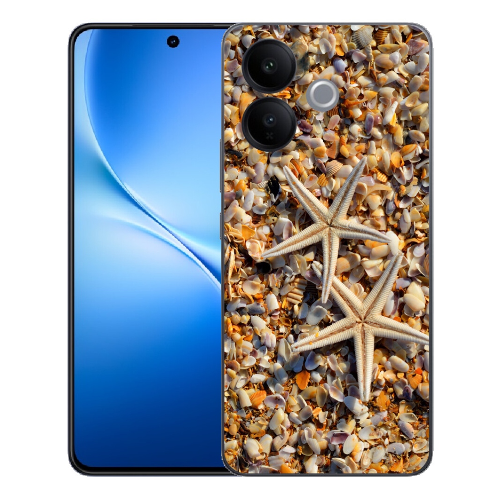Gélový kryt mmCase na Vivo V70 Lite 5G - morské hviezdice