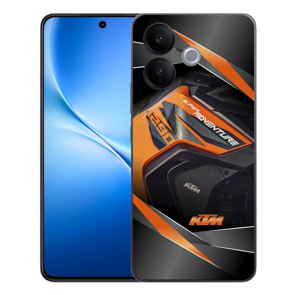 Gélový kryt mmCase na Vivo V70 Lite 5G - motorka ktm