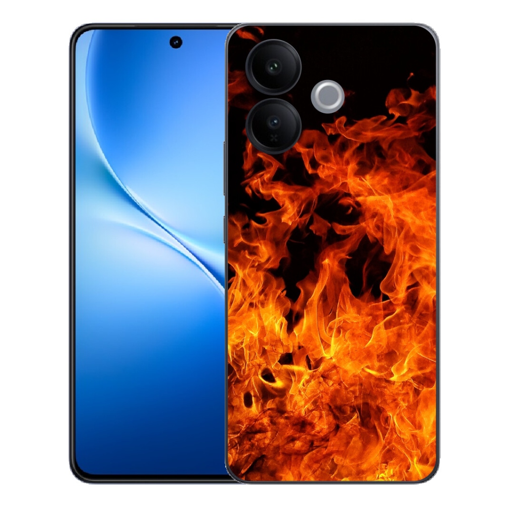 Gélový kryt mm Case na Vivo V70 Lite 5G - muzikant a oheň