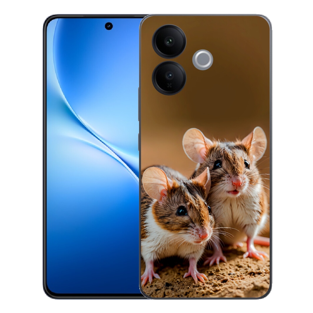 Gélový kryt mmCase na Vivo V70 Lite 5G - myší duo