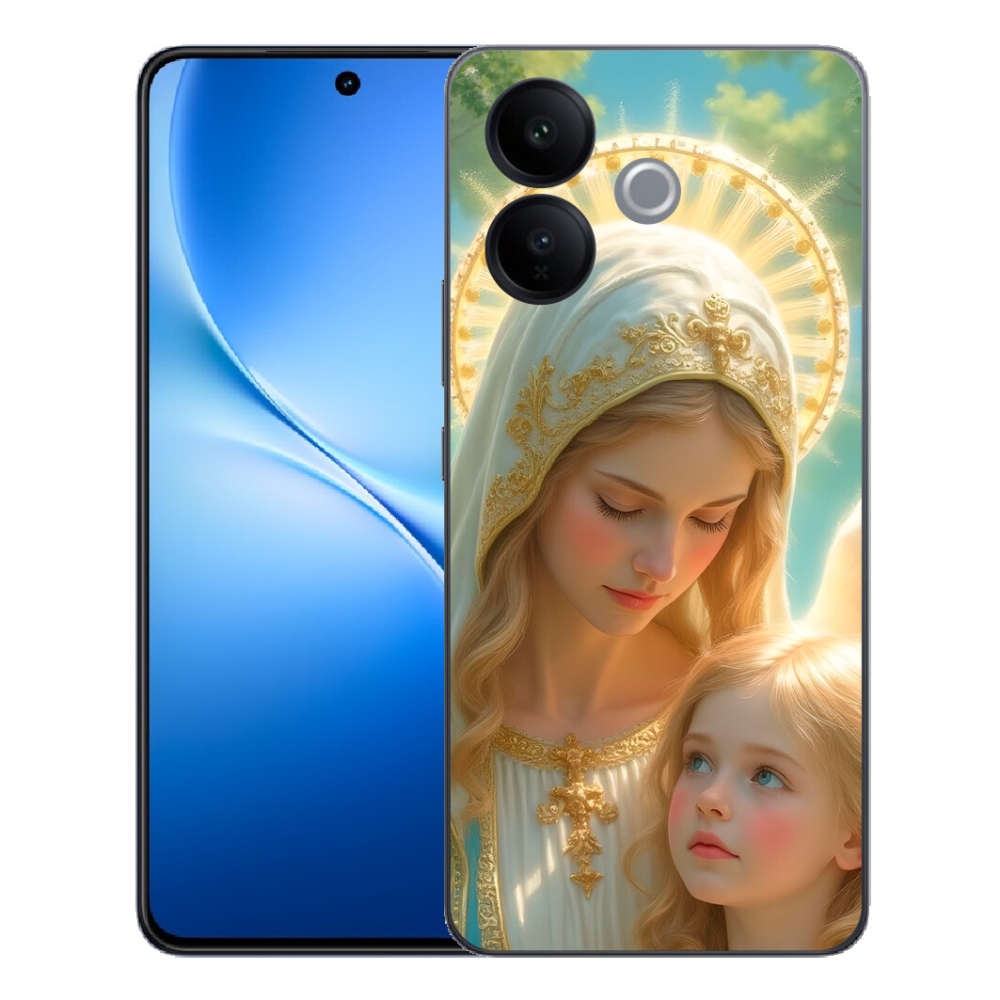 Gélový kryt mmCase na Vivo V70 Lite 5G - náboženský motív 2