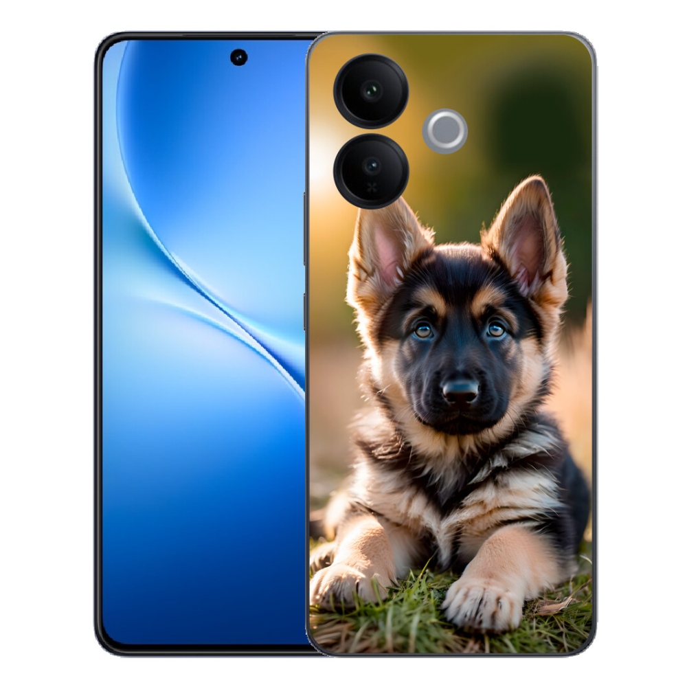 Gélový kryt mmCase na Vivo V70 Lite 5G - nemecký ovčiak v prírode