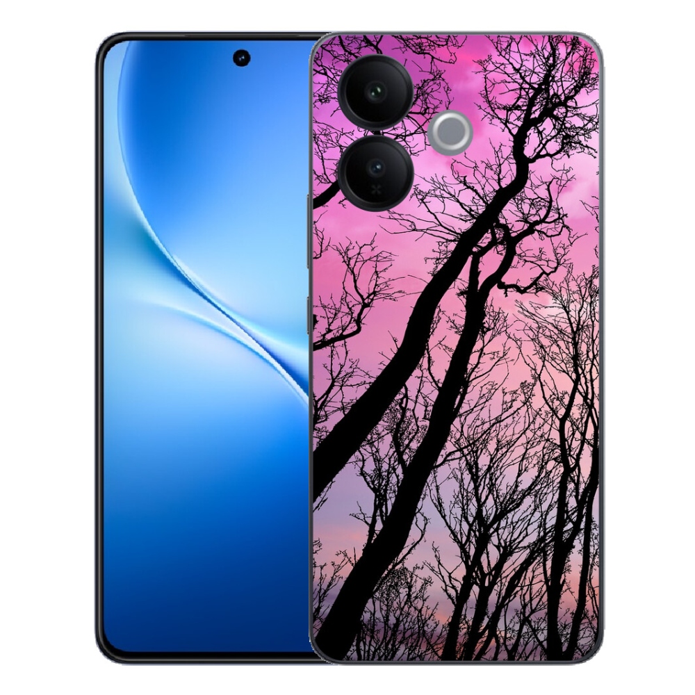 Gélový kryt mmCase na Vivo V70 Lite 5G - opadané stromy