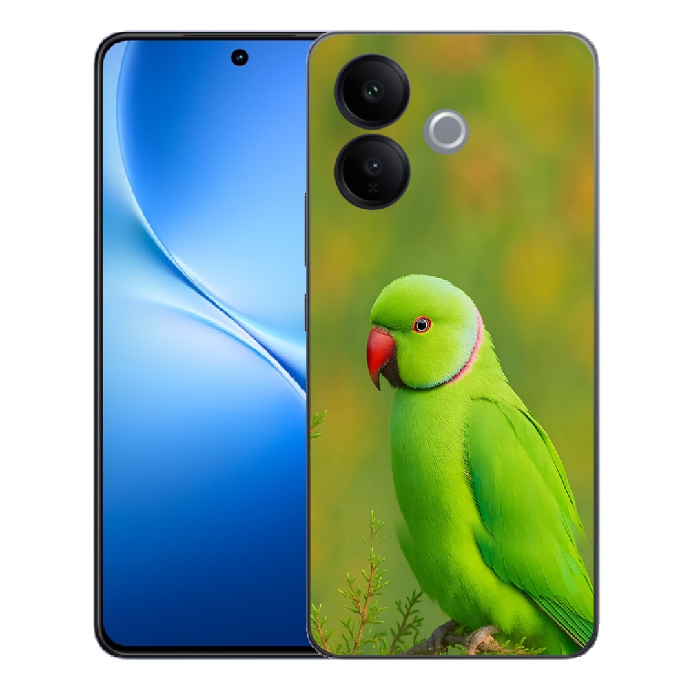 Gélový kryt mmCase na Vivo V70 Lite 5G - papagáj Alexandr 2