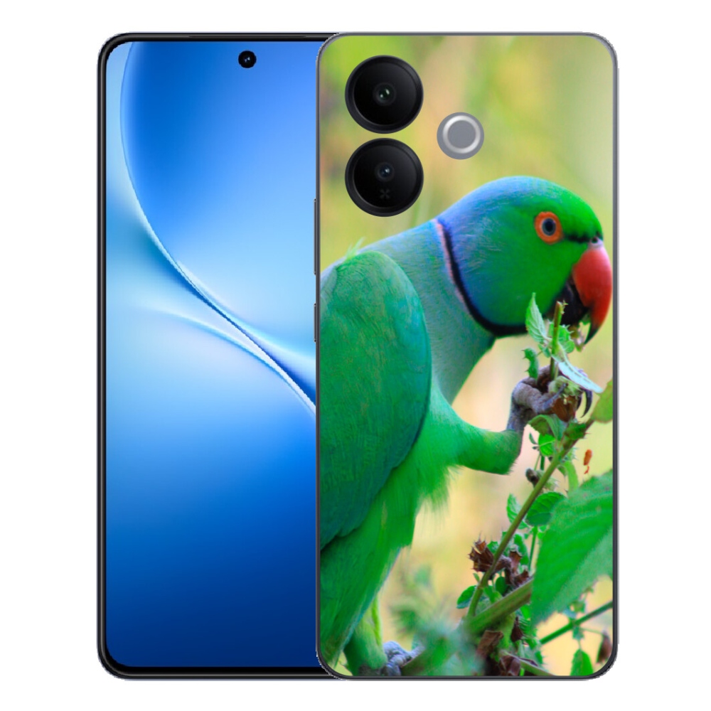 Gélový kryt mmCase na Vivo V70 Lite 5G - papagáj Alexandr