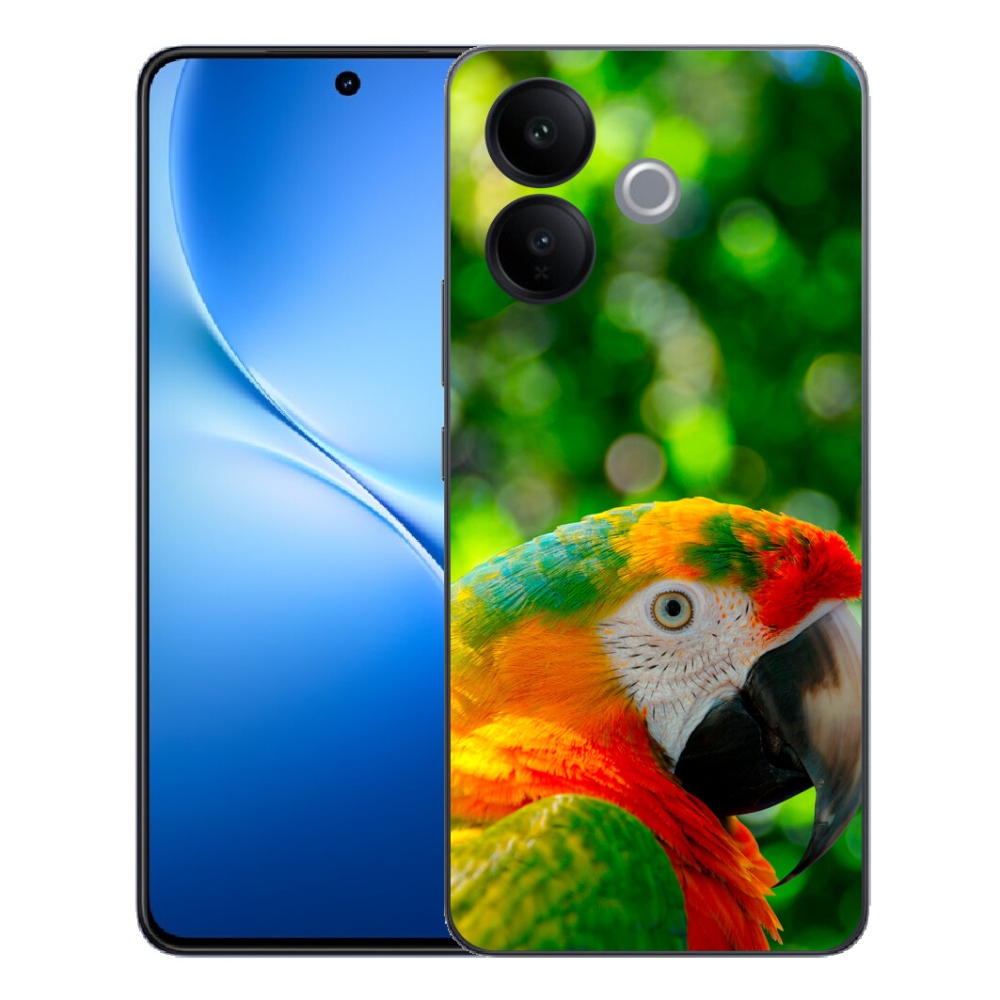 Gélový kryt mmCase na Vivo V70 Lite 5G - papagáj ara 3