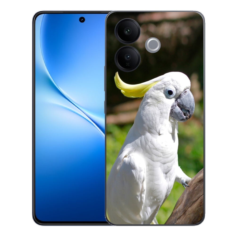 Gélový kryt mmCase na Vivo V70 Lite 5G - papagáj kakadu 2