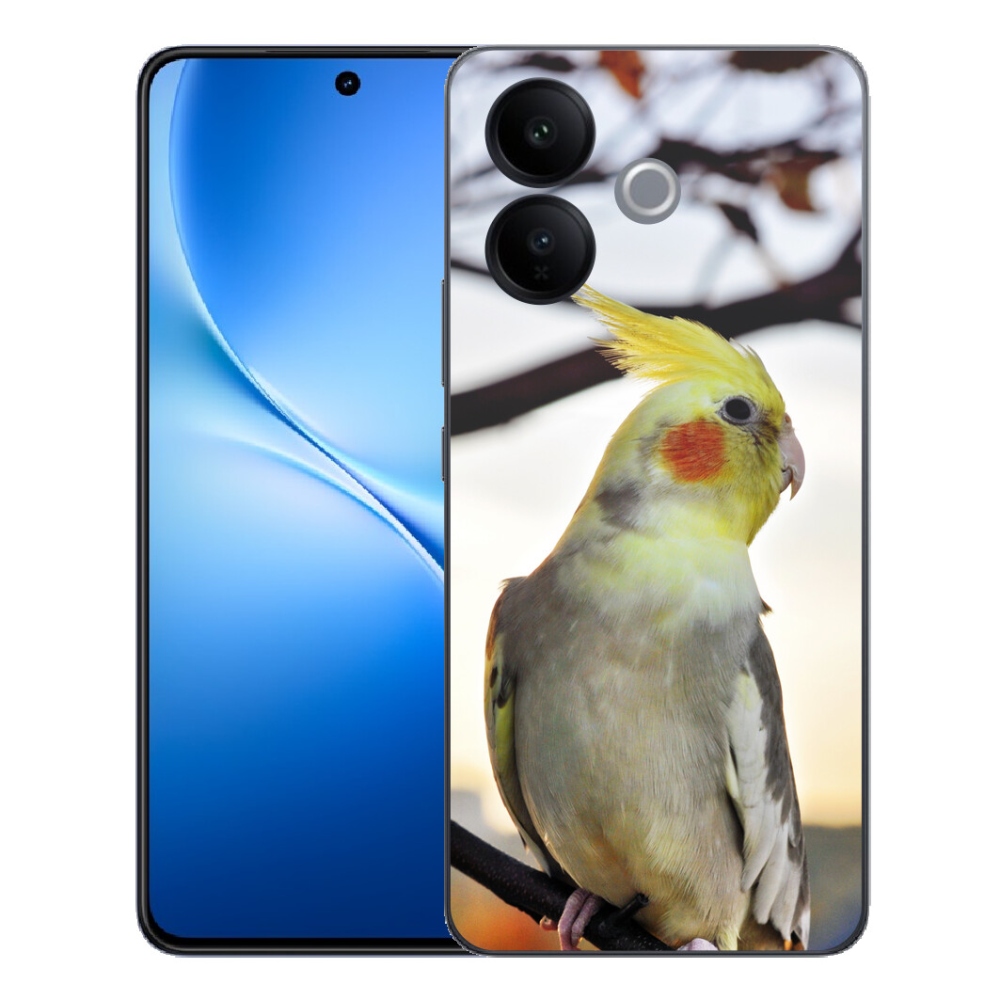 Gélový kryt mmCase na Vivo V70 Lite 5G - papagáj korela