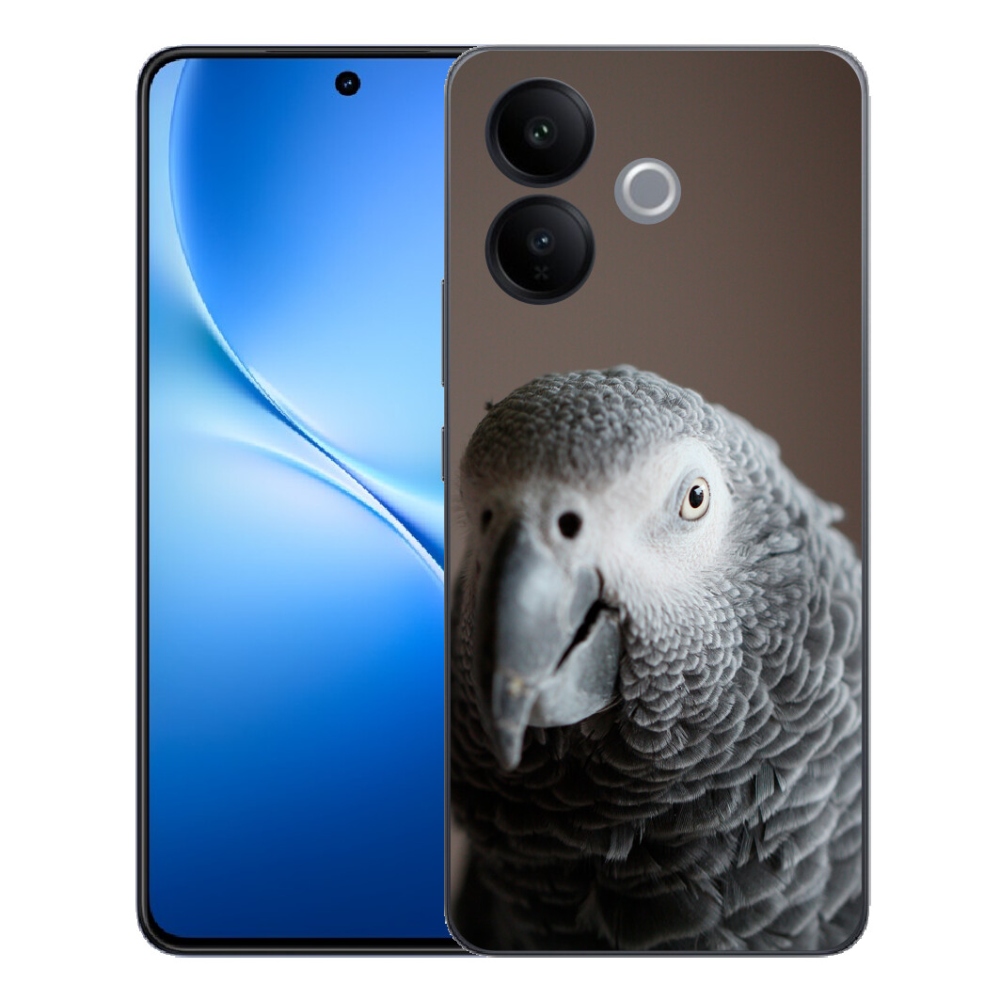 Gélový kryt mmCase na Vivo V70 Lite 5G - papagáj žako 2