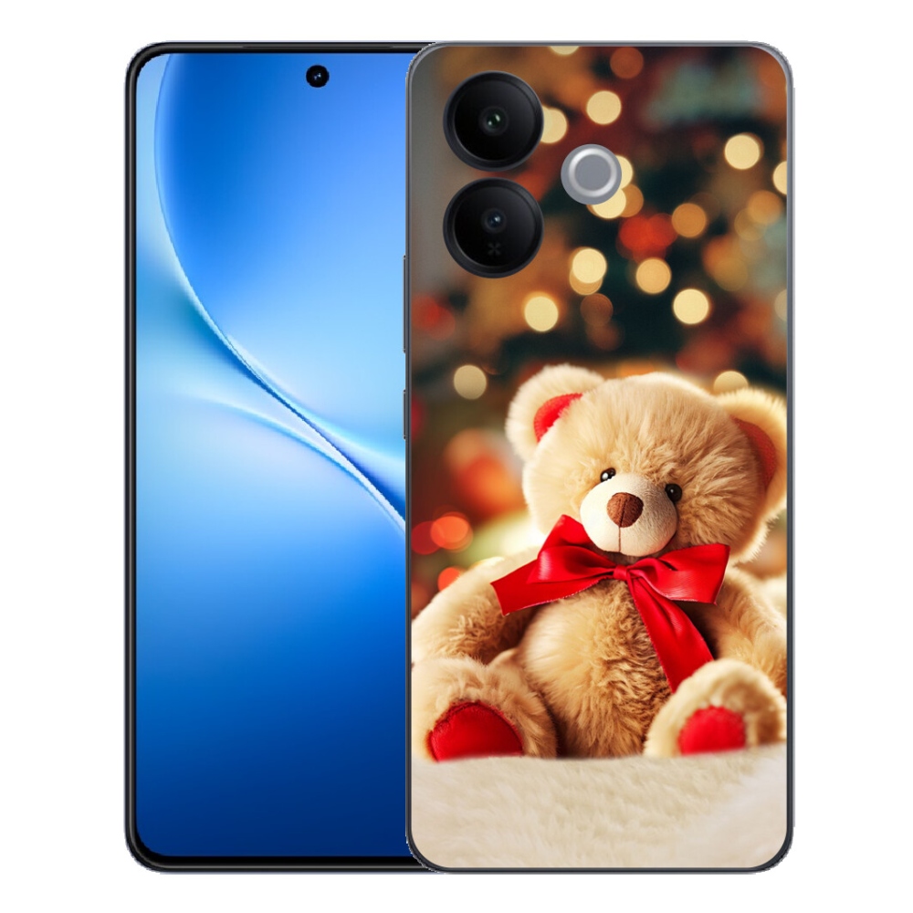 Gélový kryt mmCase na Vivo V70 Lite 5G - plyšový medvedík