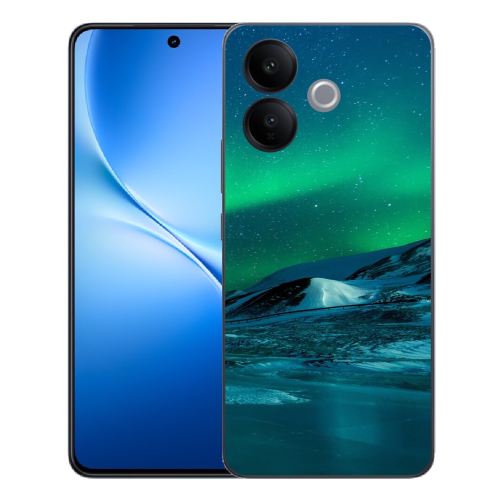 Gélový kryt mmCase na Vivo V70 Lite 5G - polárna žiara