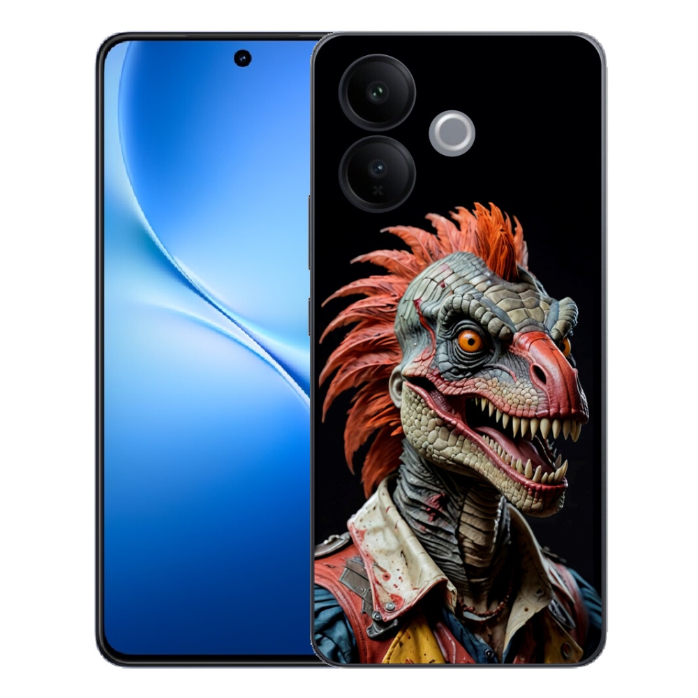 Gélový kryt mm Case na Vivo V70 Lite 5G - punk dinosaurus