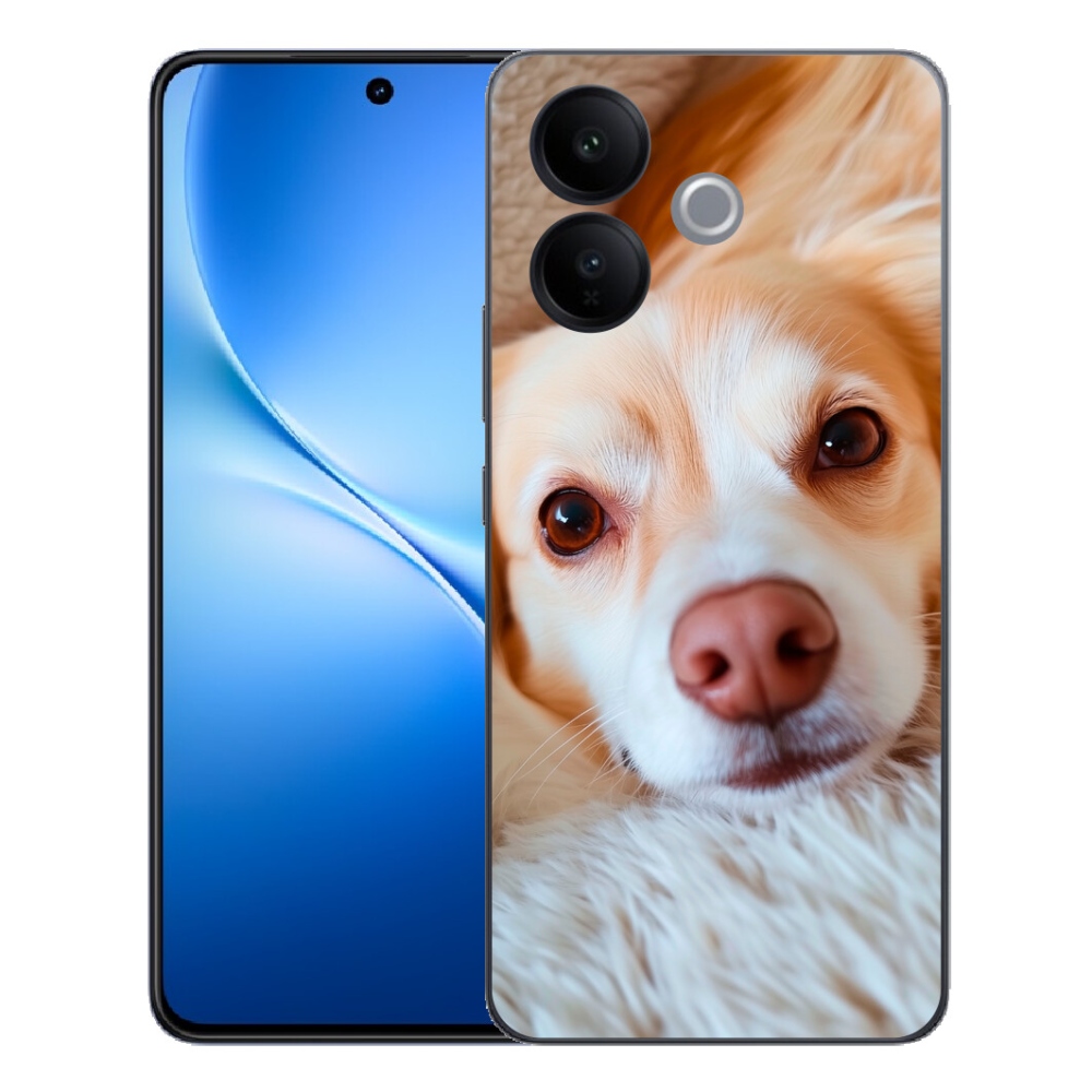 Gélový kryt mmCase na Vivo V70 Lite 5G - Roztomilá čivava