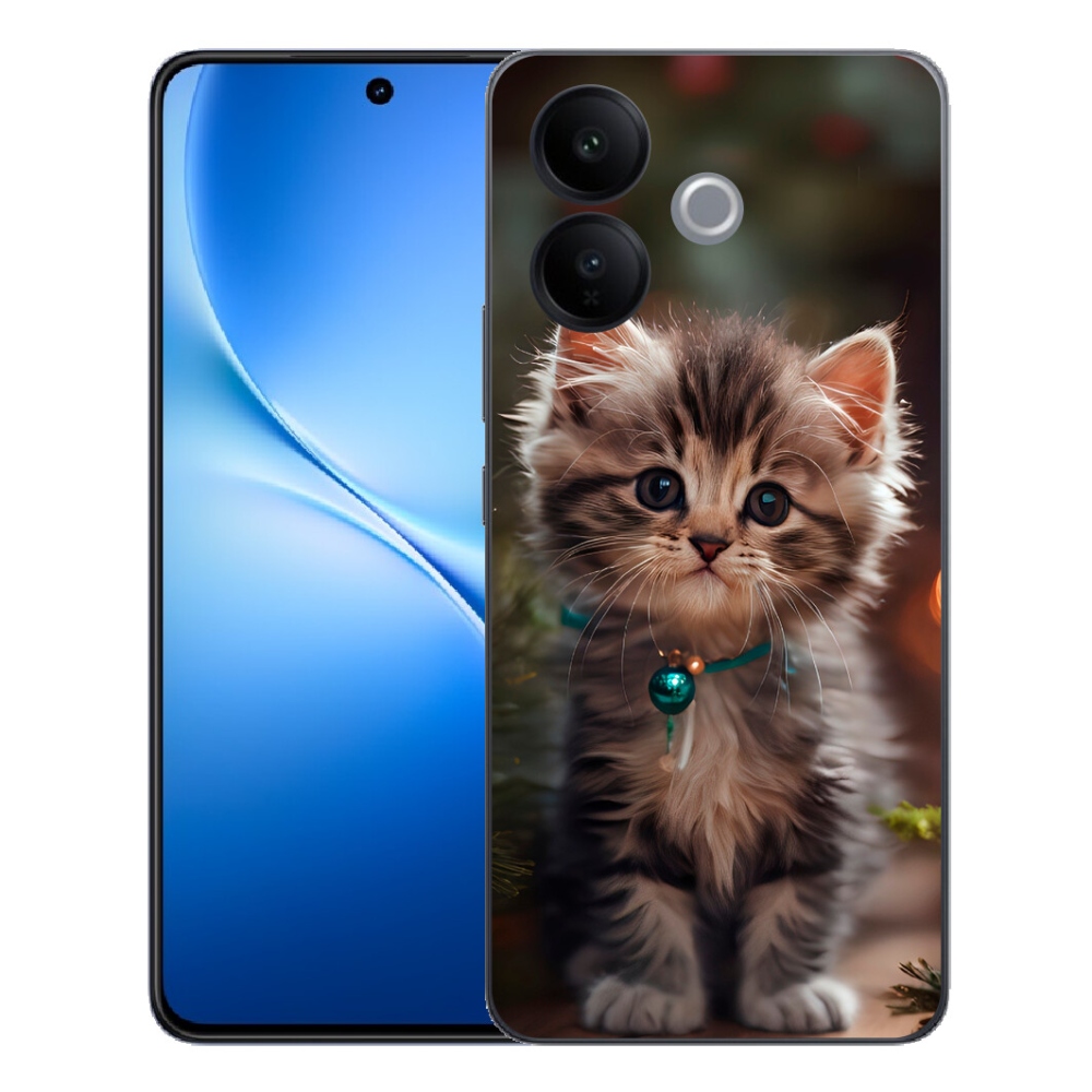 Gélový kryt mmCase na Vivo V70 Lite 5G - roztomilé mačiatko 11