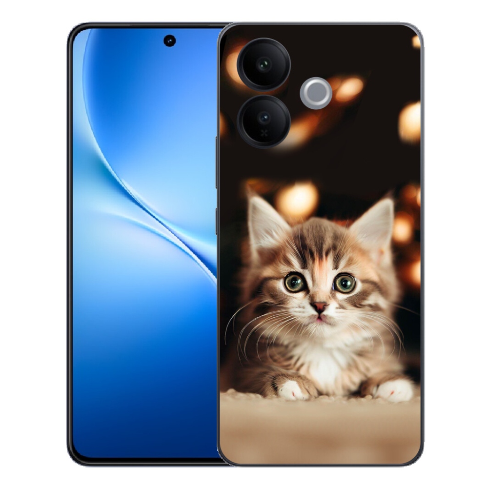 Gélový kryt mmCase na Vivo V70 Lite 5G - roztomilé mačiatko 2