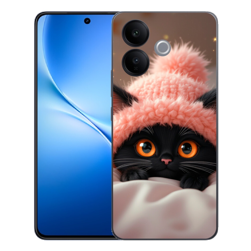 Gélový kryt mmCase na Vivo V70 Lite 5G - roztomilé mačiatko 7