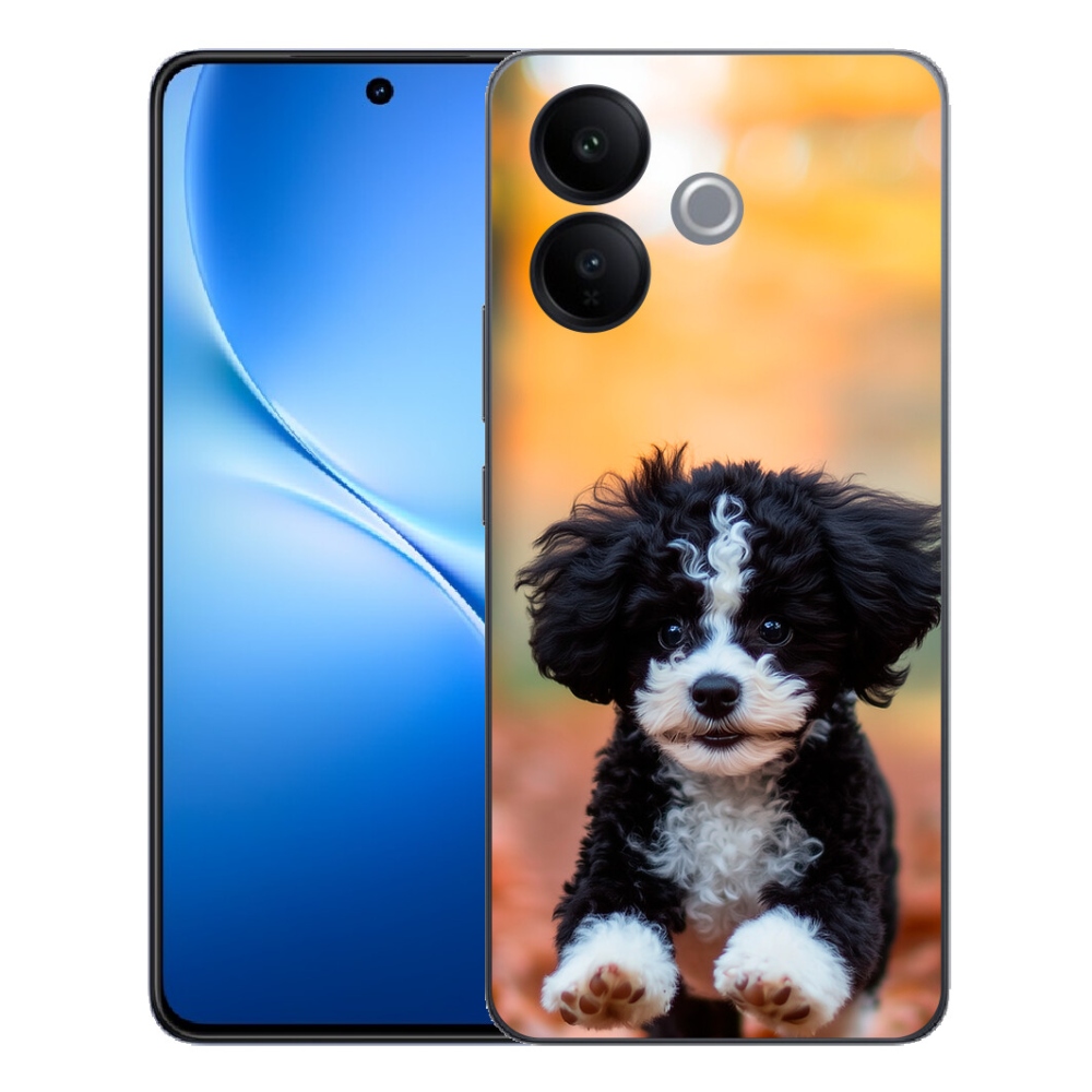 Gélový kryt mmCase na Vivo V70 Lite 5G - roztomilé šteňa 2