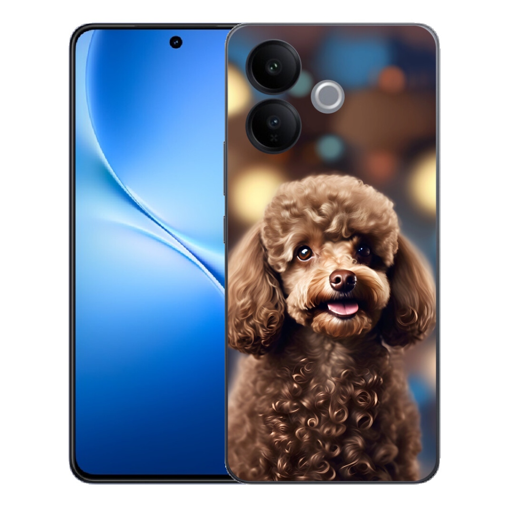 Gélový kryt mmCase na Vivo V70 Lite 5G - roztomilý pudel