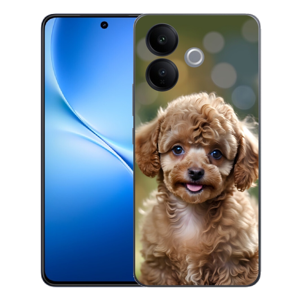 Gélový kryt mmCase na Vivo V70 Lite 5G - roztomilý pudel