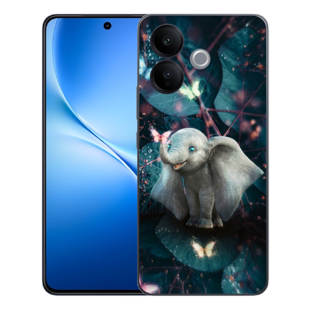 Gélový kryt mmCase na Vivo V70 Lite 5G - roztomilý slon