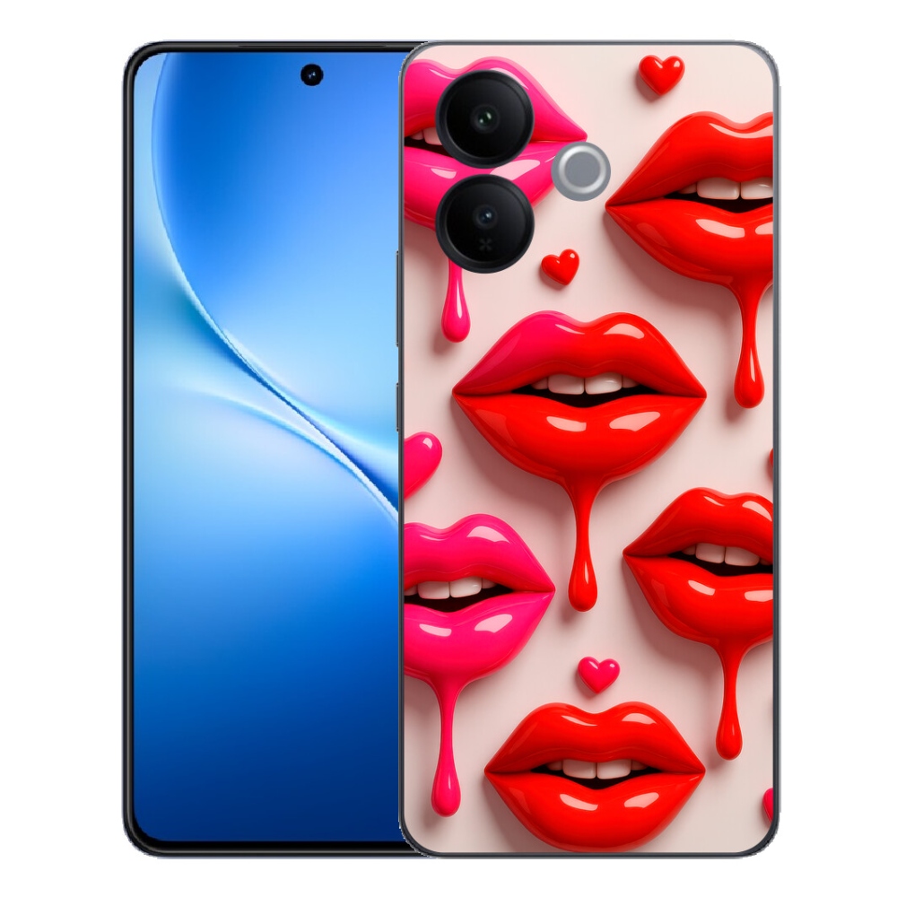 Gélový kryt mmCase na Vivo V70 Lite 5G - pery 2