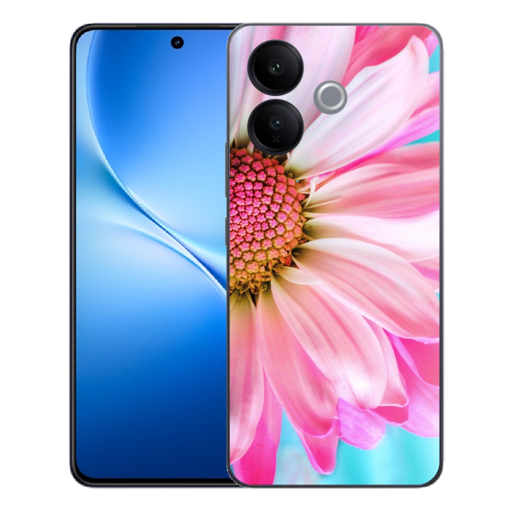 Gélový kryt mmCase na Vivo V70 Lite 5G - ružový kvet