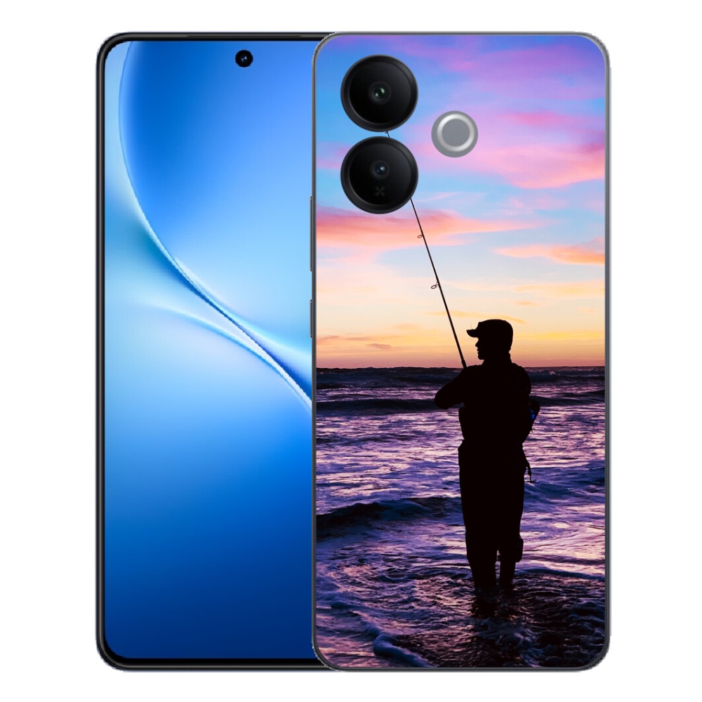 Gélový kryt mmCase na Vivo V70 Lite 5G - rybárčenie 1