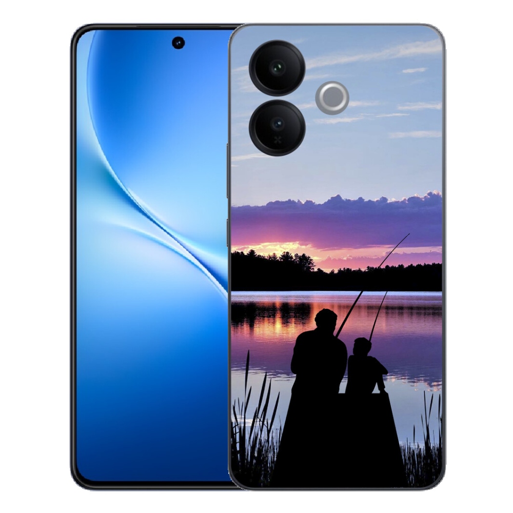 Gélový kryt mmCase na Vivo V70 Lite 5G - rybárčenie 2