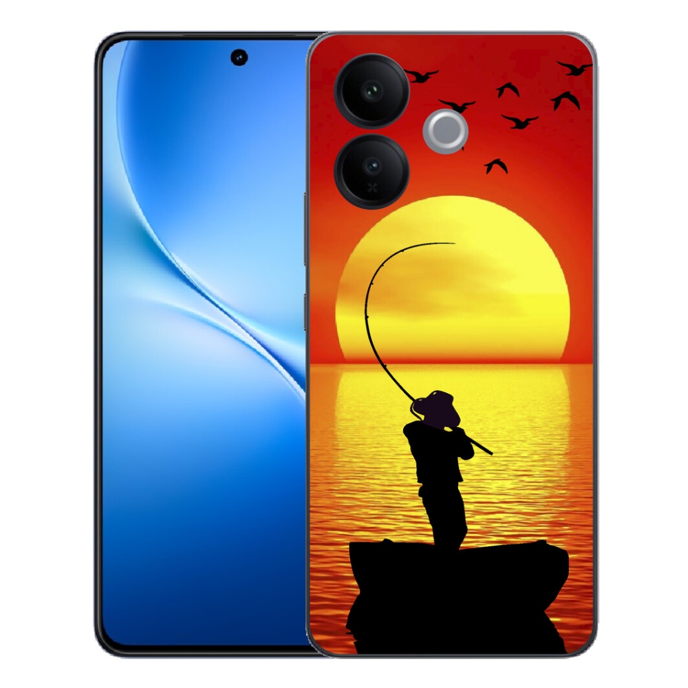 Gélový kryt mmCase na Vivo V70 Lite 5G - rybárčenie