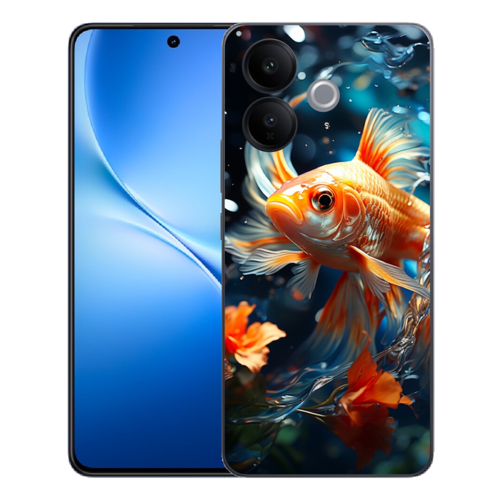 Gélový kryt mmCase na Vivo V70 Lite 5G - rybka