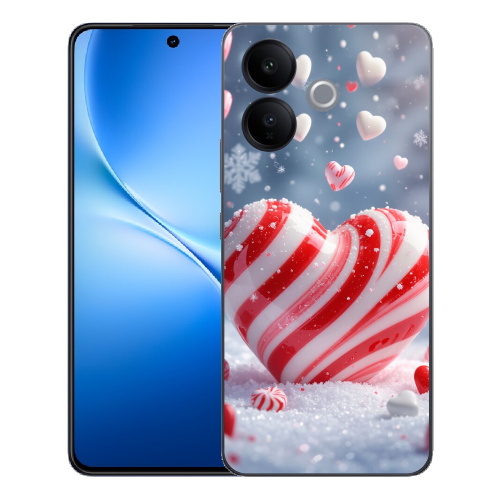 Gélový kryt mmCase na Vivo V70 Lite 5G - sladké srdce