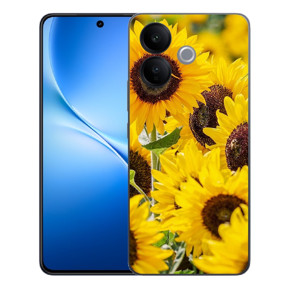 Gélový kryt mmCase na Vivo V70 Lite 5G - slnečnica